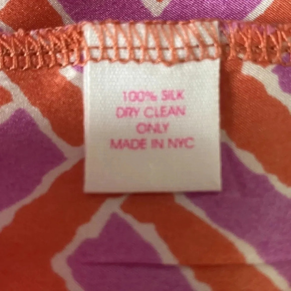 Alice & Trixie Geometric Print Silk Shift Dress Womens Size XS (179) - Picture 4 of 4